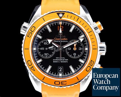 planet ocean chronograph orange